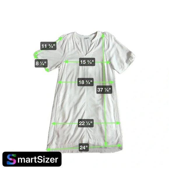 Splendid Tawny White Dress With Pockets Size Medium - Picture 10 of 11